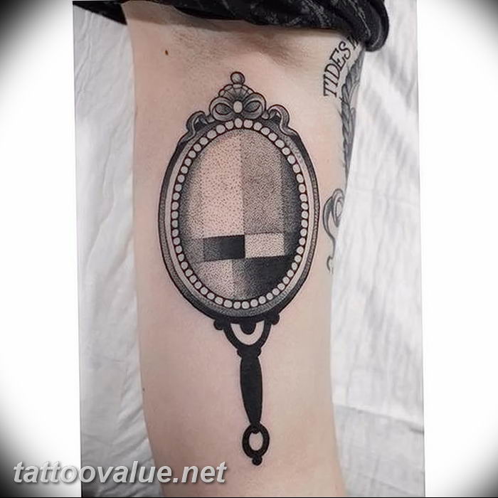 photo tattoo mirror 05.12.2018 №171 - Example tattoo pattern with mirror - tattoovalue.net